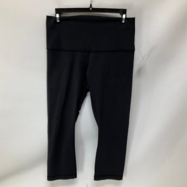 Athletic Leggings Capris By Lululemon In Black, Size: 10 For Discount