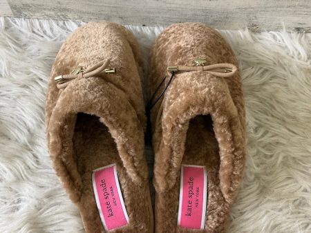 Slippers Designer By Kate Spade In Brown Sale