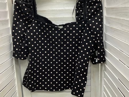 Top 3 4 Sleeve By H&m In Polkadot Pattern, Size: M Cheap