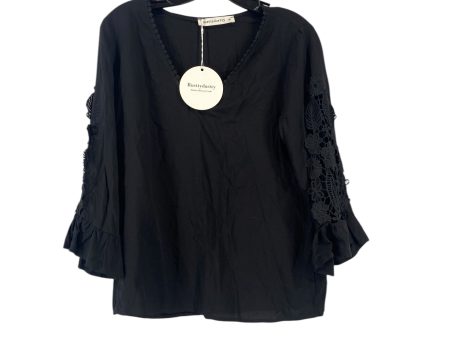 Top 3 4 Sleeve By Clothes Mentor In Black, Size: M Hot on Sale