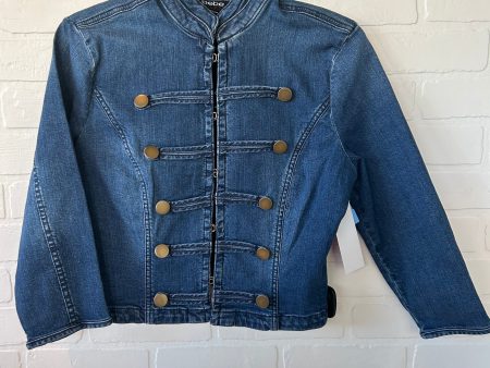 Blazer By Bebe In Blue Denim, Size: Xs Supply