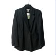 Blazer By H&m In Black, Size: L Online Sale