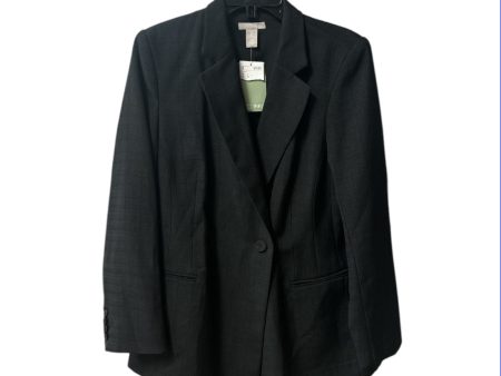 Blazer By H&m In Black, Size: L Online Sale