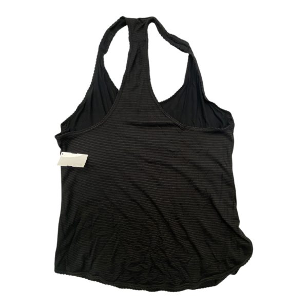 Athletic Tank Top By Lululemon In Black & Gold, Size: M For Cheap