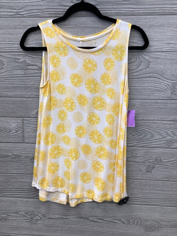 Top Sleeveless By Apt 9 In Yellow, Size: S Discount