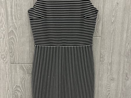 Dress Casual Midi By Banana Republic In Black & White, Size: S Online Hot Sale