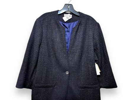 Blazer By Coldwater Creek In Black & Blue, Size: 18 Sale