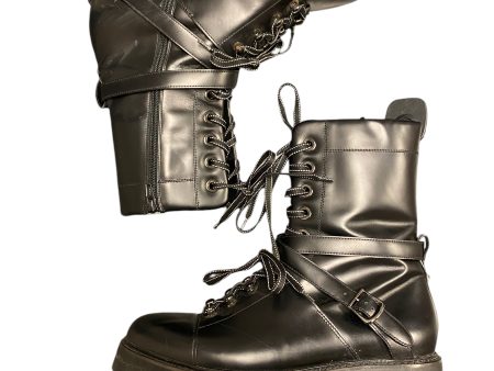 Boots Luxury Designer By Valentino-garavani In Black, Size: 9.5 Online Hot Sale