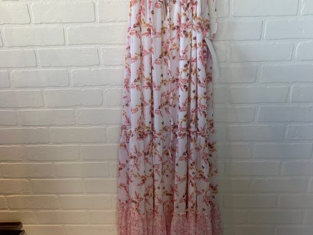 Dress Casual Maxi By DREW In Pink & White, Size: M Hot on Sale