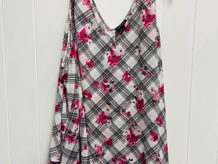 Blouse Sleeveless By Lane Bryant In Black & Pink, Size: 26 For Discount