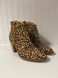 Boots Ankle Heels By Maurices In Animal Print, Size: 9 Fashion