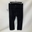 Athletic Leggings Capris By Lululemon In Black, Size: 10 For Discount