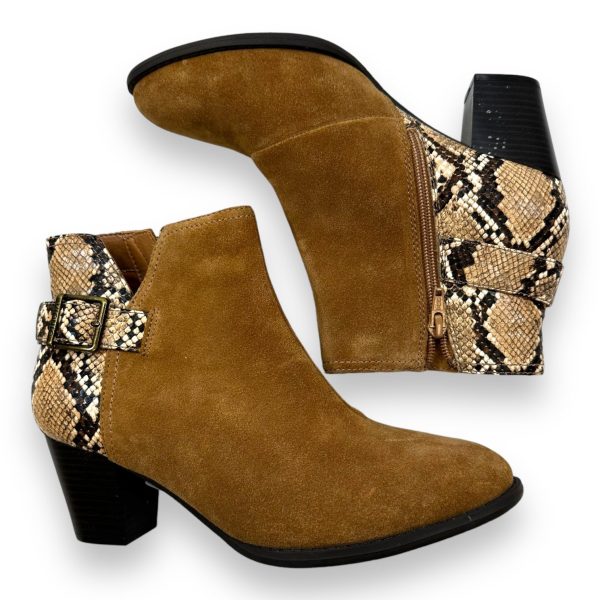 Boots Ankle Heels By Vionic In Snakeskin Print, Size: 8.5 For Discount