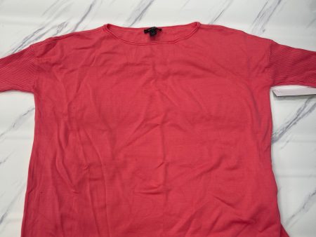 Sweater Luxury Designer By St John Collection In Coral, Size: L For Sale