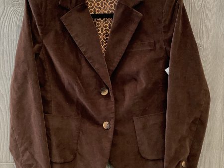 Blazer By Clothes Mentor In Brown, Size: 12p For Discount