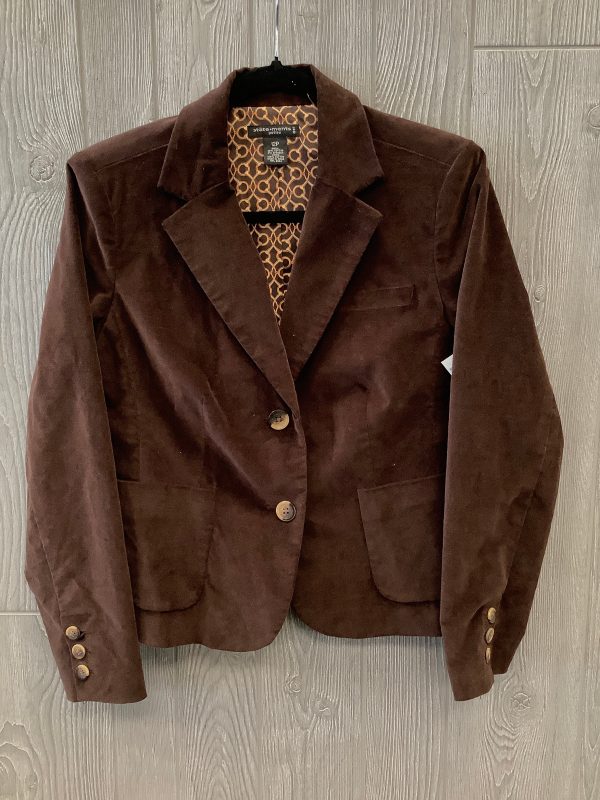 Blazer By Clothes Mentor In Brown, Size: 12p For Discount