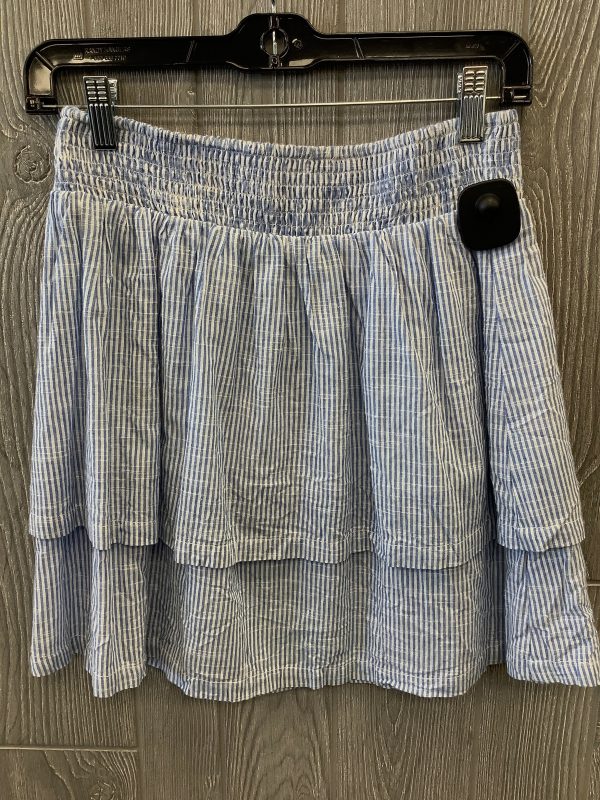 Skirt Midi By H&m In Blue, Size: 4 For Cheap