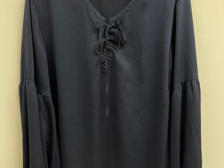 Top Long Sleeve By Vince Camuto In Navy, Size: 2x on Sale