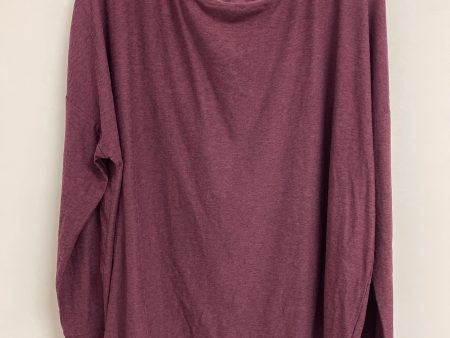 Top Long Sleeve By Calia In Purple, Size: Xl Cheap