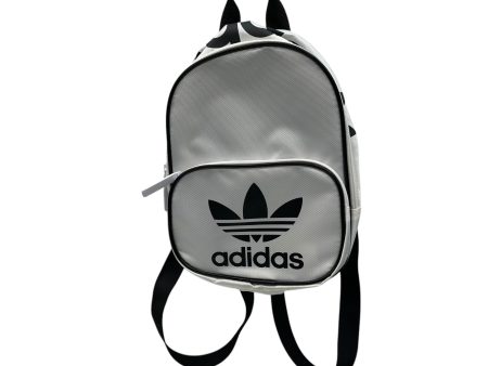 Backpack By Adidas In Black & White, Size:Small For Sale