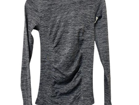 Athletic Top Long Sleeve Hoodie By Athleta In Grey, Size: S Fashion