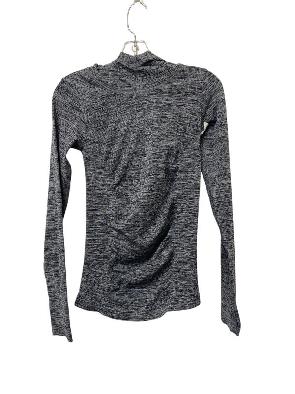 Athletic Top Long Sleeve Hoodie By Athleta In Grey, Size: S Fashion