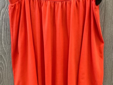 Skirt Midi By Old Navy In Orange, Size: 14 Sale