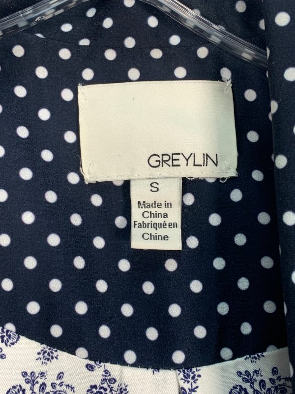 Blazer By Greylin In Blue & White, Size: S For Cheap