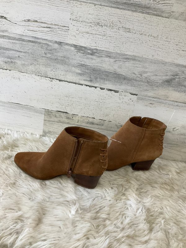 Boots Ankle Heels By Aldo In Brown, Size: 6.5 Hot on Sale