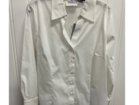 Top Long Sleeve By Worthington In White, Size: Xlp Online now