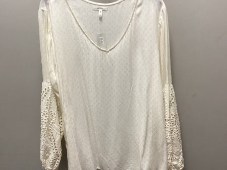 Top 3 4 Sleeve By Maurices In Cream, Size: Xl Fashion