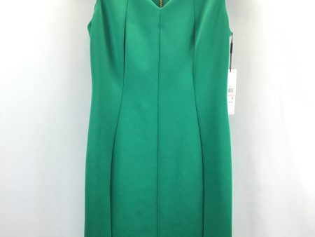 Dress Casual Midi By Calvin Klein In Green, Size: 10 Hot on Sale