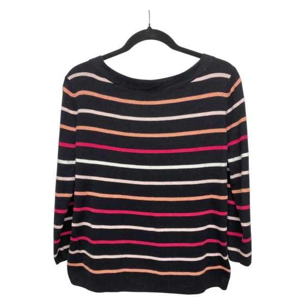 Top Long Sleeve By Talbots In Striped Pattern, Size: Xl Discount