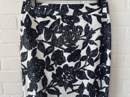 Skirt Mini & Short By Ann Taylor In Blue & White, Size: 4 Cheap