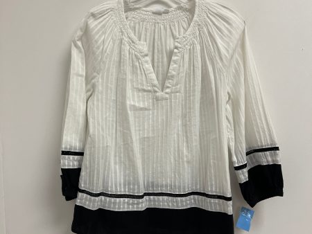 Top 2pc 3 4 Sleeve By Gap In Black & White, Size: M on Sale