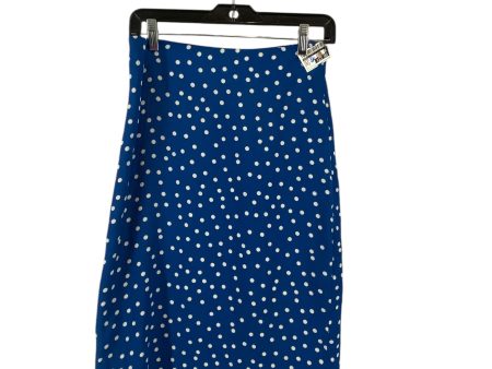 Skirt Midi By Gilli In Blue & White, Size: S Sale