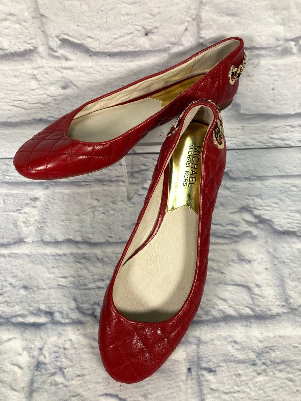 Shoes Flats By Michael By Michael Kors In Red, Size: 8.5 Online Sale