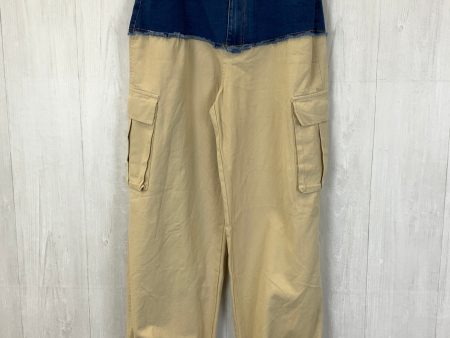 Pants Cargo & Utility By Davi & Dani In Tan, Size: L For Discount