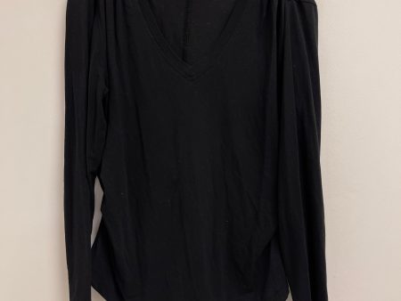 Athletic Top Long Sleeve Crewneck By Athleta In Black, Size: M Online