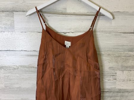 Top Sleeveless By A New Day In Bronze, Size: S Hot on Sale