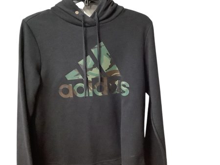 Athletic Sweatshirt Hoodie By Adidas In Black, Size: S Online now