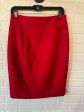 Skirt Midi By Ann Taylor In Red, Size: 6 Online Hot Sale