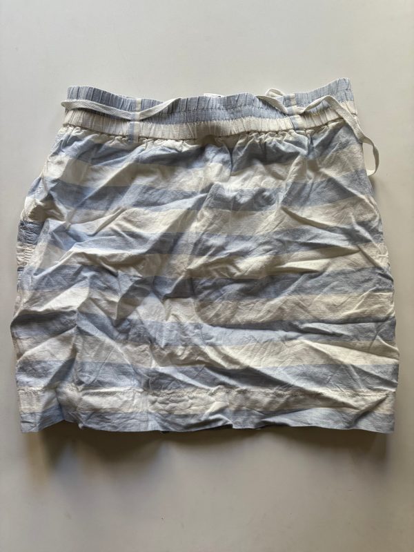 Skirt Mini & Short By Loft In Striped Pattern, Size: M Hot on Sale