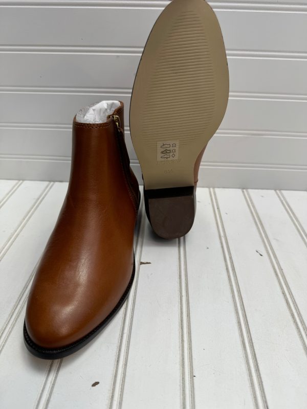 Boots Ankle Heels By J. Crew In Brown, Size: 5.5 Online now