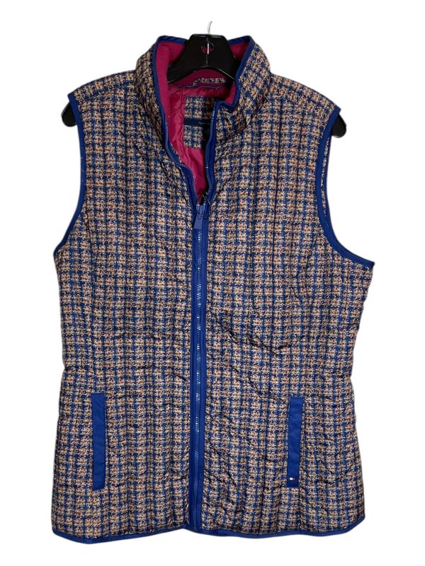 Vest Puffer & Quilted By Tommy Hilfiger In Blue & Yellow, Size: Xl For Discount