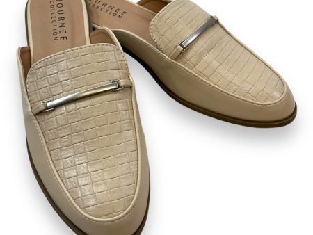 Shoes Flats By Journee In Beige, Size: 9.5 Online Hot Sale