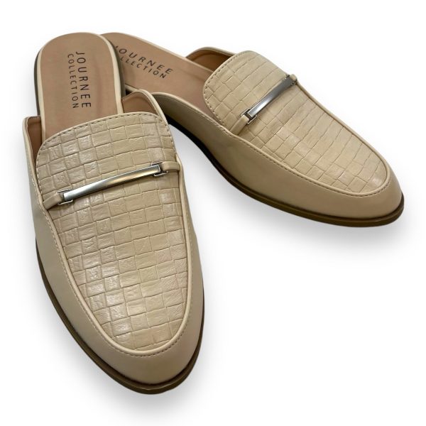 Shoes Flats By Journee In Beige, Size: 9.5 Online Hot Sale