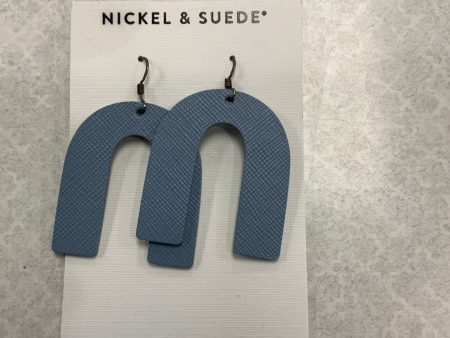 Earrings Dangle drop By Nickel & Suede For Sale