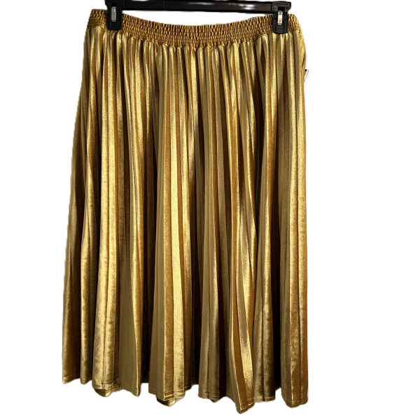 Skirt Midi By A New Day In Yellow, Size: Xxl Online now