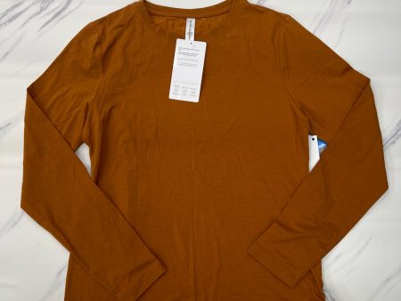 Athletic Top Long Sleeve Crewneck By Athleta In Orange, Size: S Sale